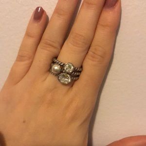 WOMENS BRIGHTON RING SET SIZE 7